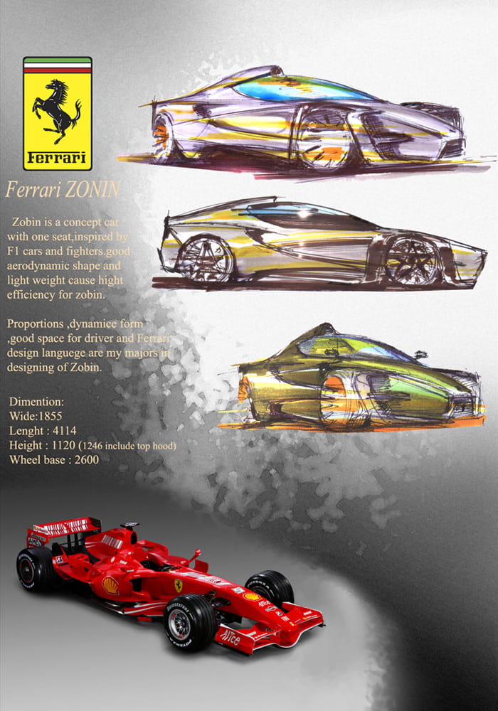 Ferrari Zobin Concept Study