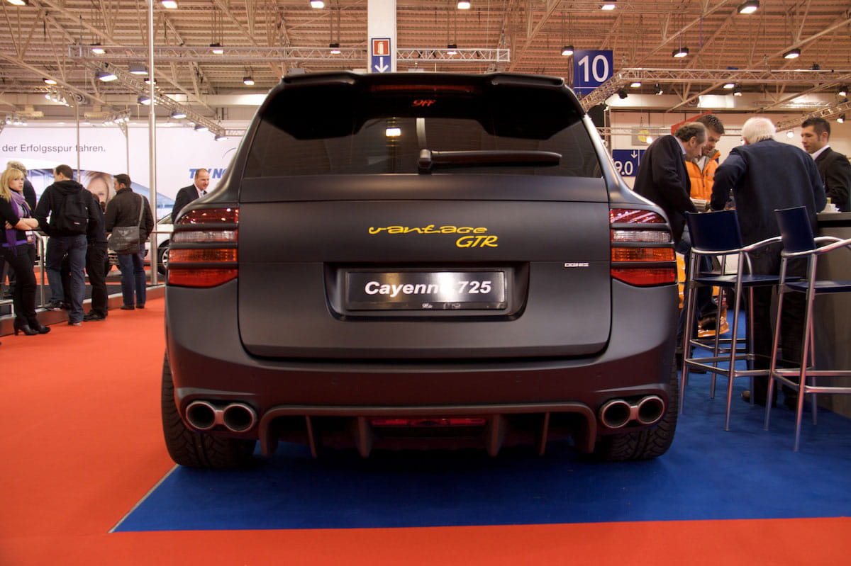 Porsche 9ff Cayenne Vantage GTR 725 en el Essen Motor Show