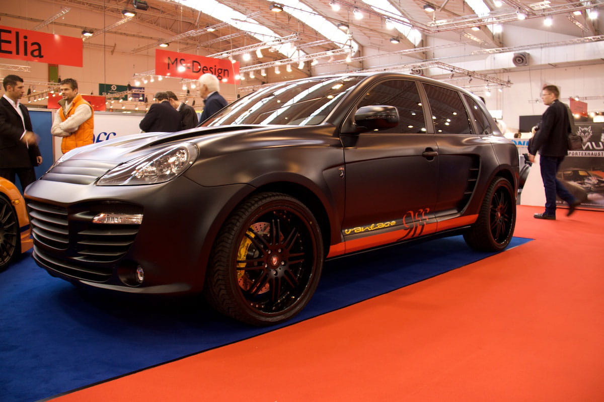 Porsche 9ff Cayenne Vantage GTR 725 en el Essen Motor Show