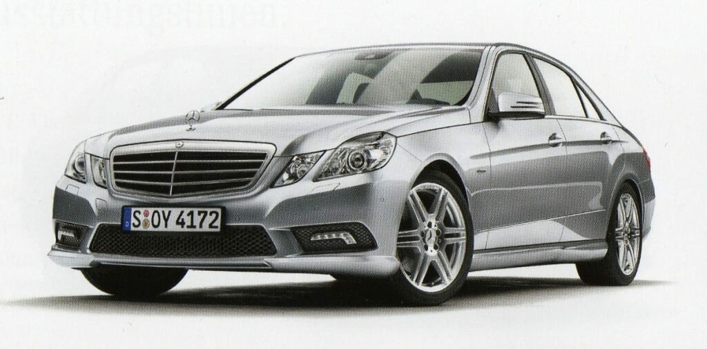 Mercedes Clase E 2010, folleto