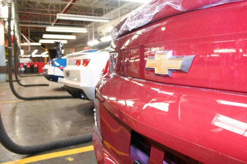 Fotos de fábrica, el Chevrolet Camaro de pre-producción