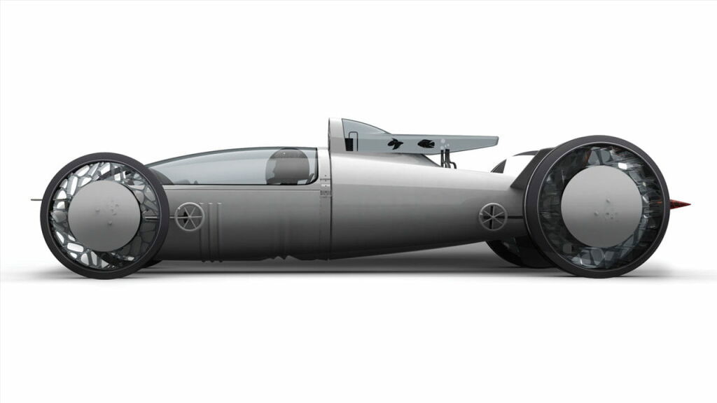 BMW Hydrogen Powered Salt Flat Racer