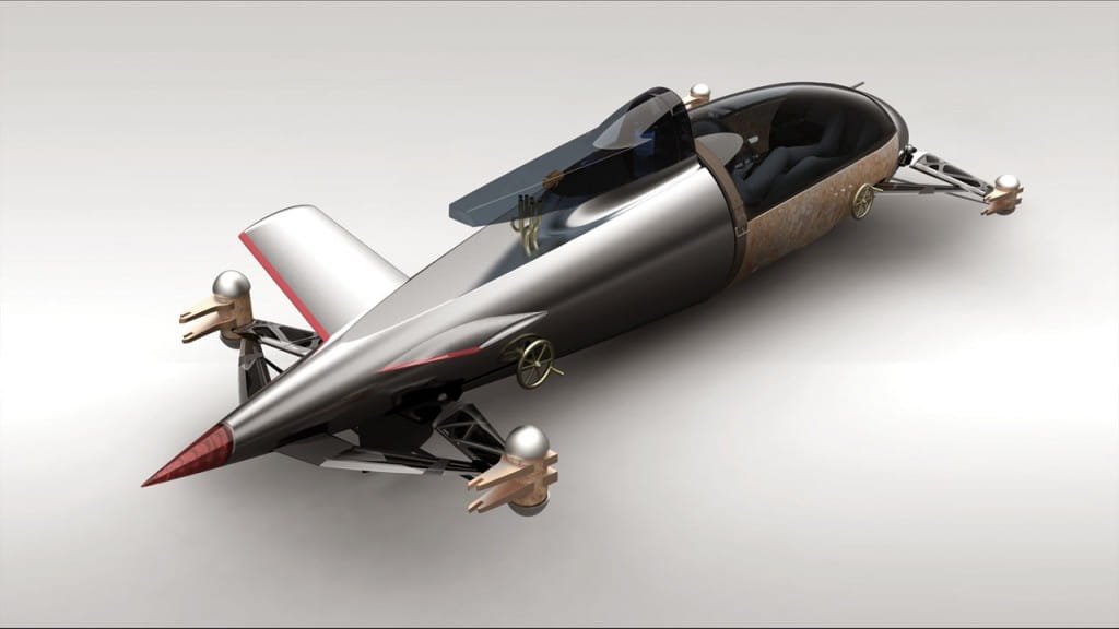 BMW Hydrogen Powered Salt Flat Racer