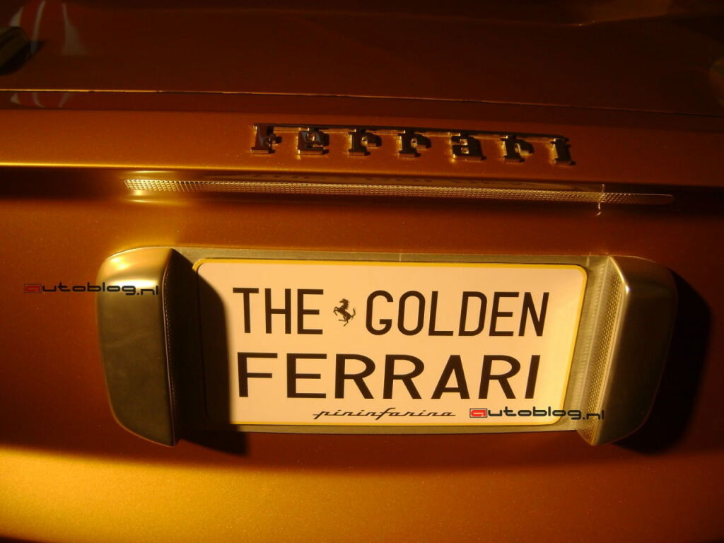 "Golden Ferrari" de Pininfarina