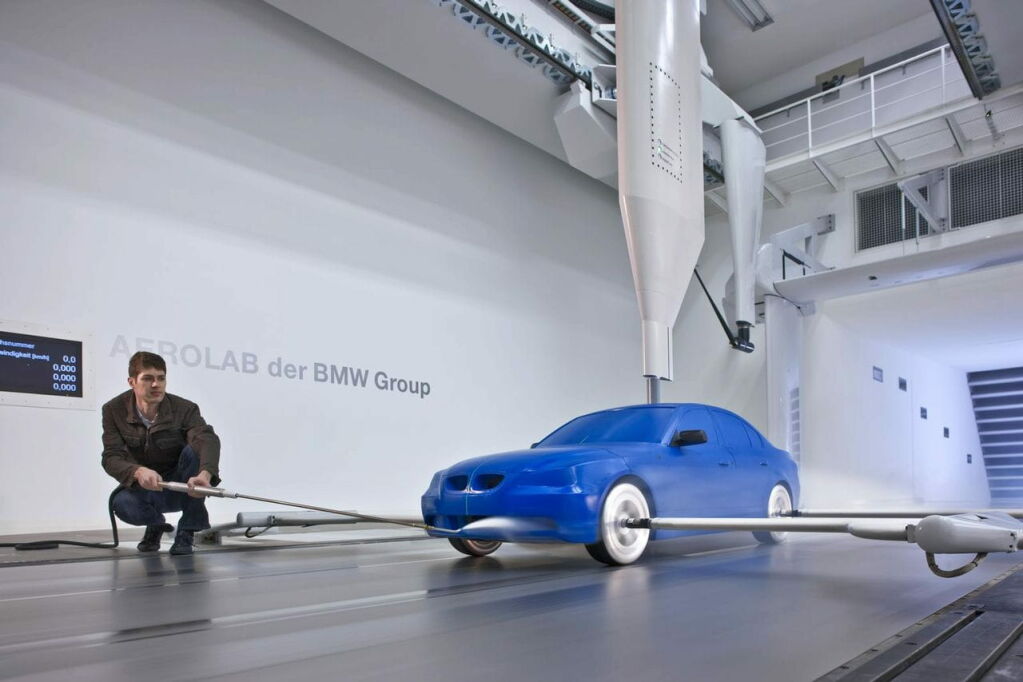 Modelo BMW en el Aerodynamic Testing Centre