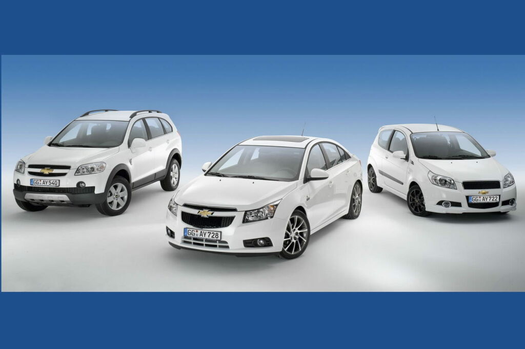 Chevrolet Cruze Irsmcher, Aveo Sports y Captiva Family