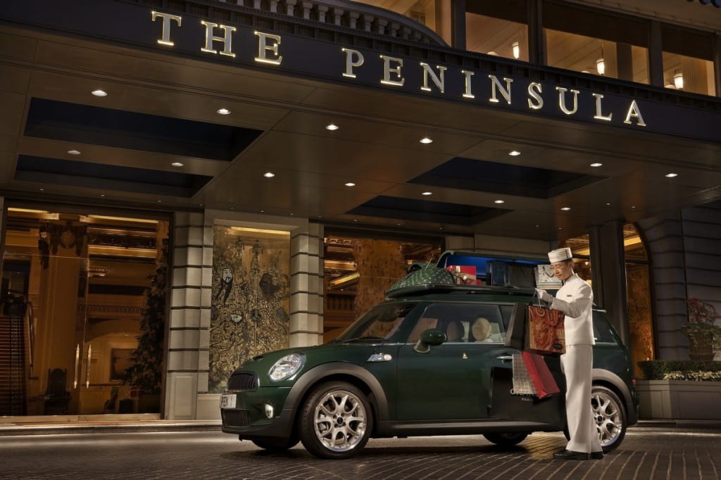 Mini Cooper S Clubman para el hotel The Peninsula