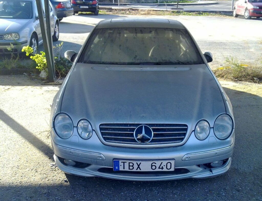 El triste destino de un Mercedes CL 55 AMG