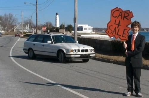 El mejor anuncio para vender un BMW 530i de 1994 y muchos kilómetros