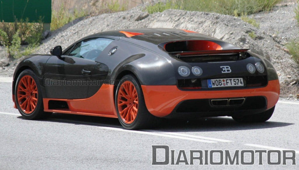 Fotos espía del Bugatti Veyron Super Sport