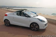 Renault Wind, prueba y presentación en Niza