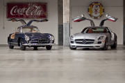 Mercedes 300 SL y SLS AMG, clásicos frente a frente