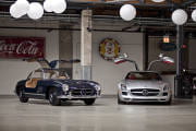 Mercedes 300 SL y SLS AMG, clásicos frente a frente