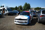 Visitando el parking del Nürburgring