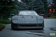 Ferrari F40 negro mate