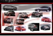 Bocetos y diseños preliminares del Alfa Romeo Giulietta
