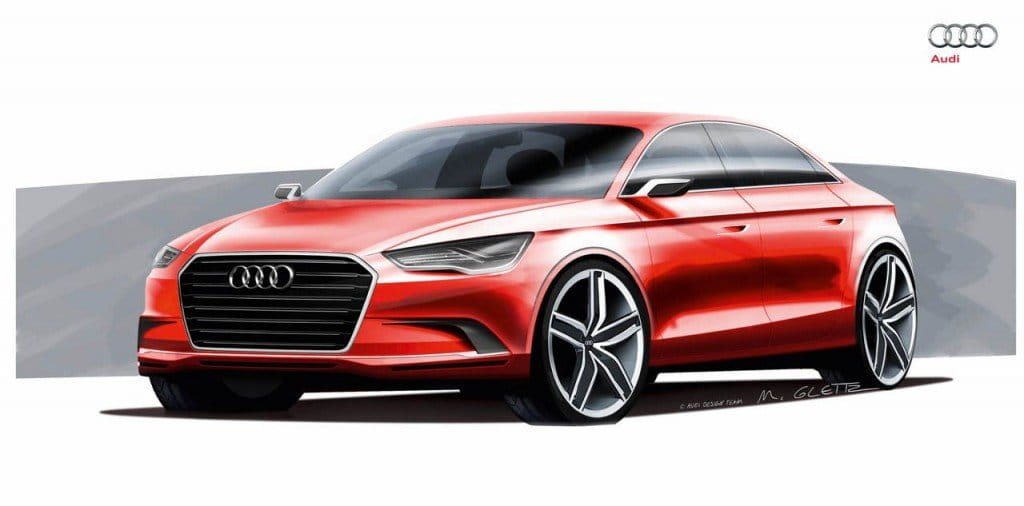 Audi A3 Concept - Bocetos (Salón de Ginebra 2011)