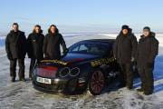 Bentley vuelve a superar el récord de velocidad sobre hielo