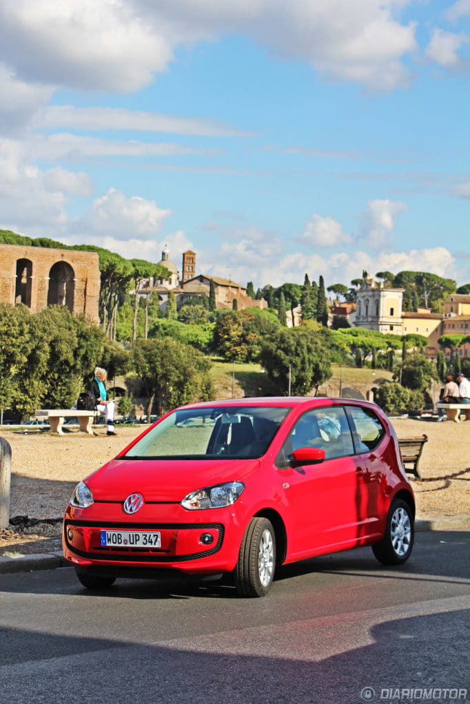 Volkswagen Up!, presentación y prueba en Roma