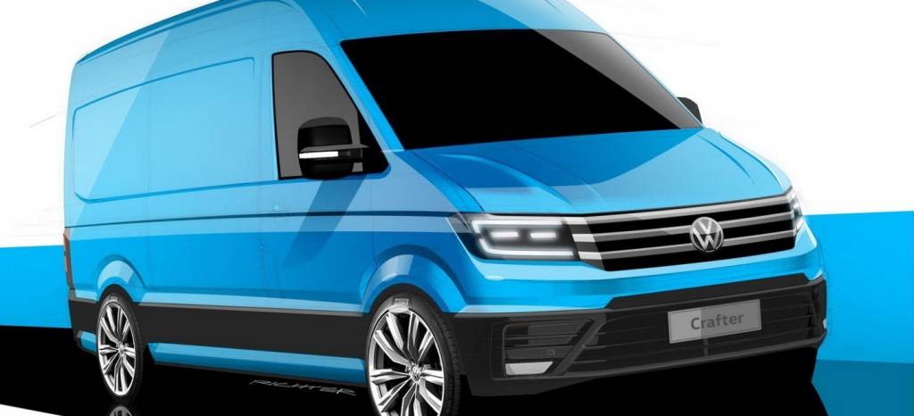 Volkswagen Crafter 2017, primeros bocetos de su próxima generación Volkswagen Crafter 2017, primeros bocetos de su próxima generación