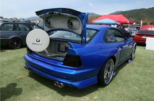 Lambo Monterey Blue BMW 840ci