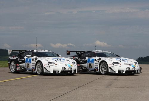 Los Lexus LF-A vuelven a participar en las 24 Horas de Nürburgring