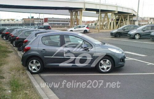 Peugeot 207, más fotos espía del lavado de cara
