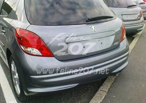 Peugeot 207, más fotos espía del lavado de cara