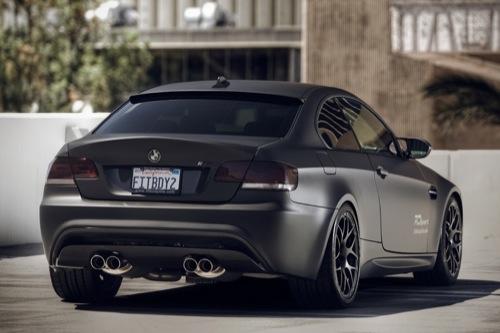 El Exterminador en forma de un BMW M3 en negro mate