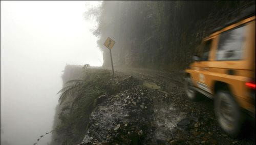 Los Yungas, la carretera más peligrosa del mundo