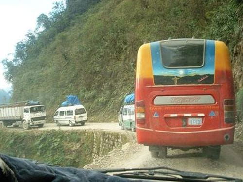 Los Yungas, la carretera más peligrosa del mundo