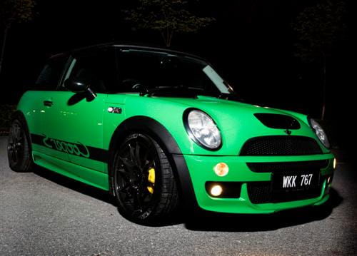 Mini Cooper S estilo Porsche 911 GT3 RS