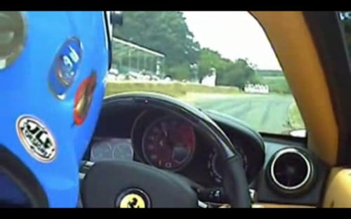 Ascenso vertiginoso de Goodwood con un tres potentes Ferrari