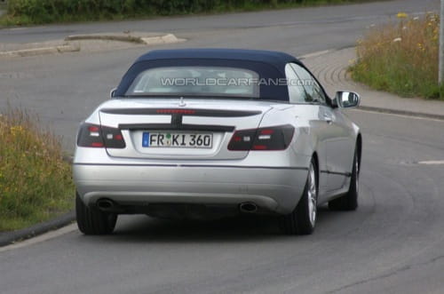 El Mercedes Clase E Cabrio cazado en Nürburgring