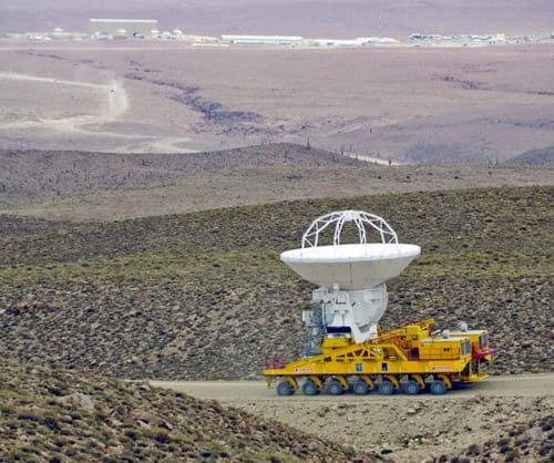 El megatransporte de las antenas de ALMA