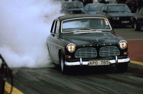 Un Volvo Amazon Turbo con 500 CV