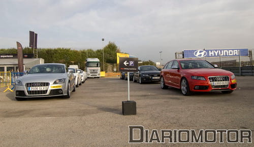 Audi TT y Audi A5 en circuito