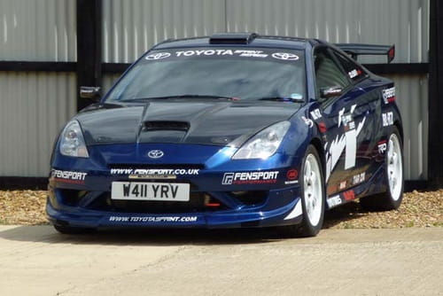 Toyota Celica GT4 de Fensport, a 325 Km/h