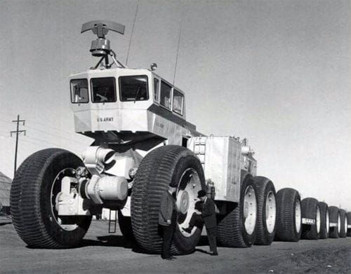 LeTourneau Overland Train, el mayor ferrocarril con ruedas