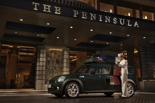 Mini Cooper S Clubman para el hotel The Peninsula