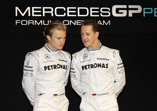 Schumacher y Rosberg