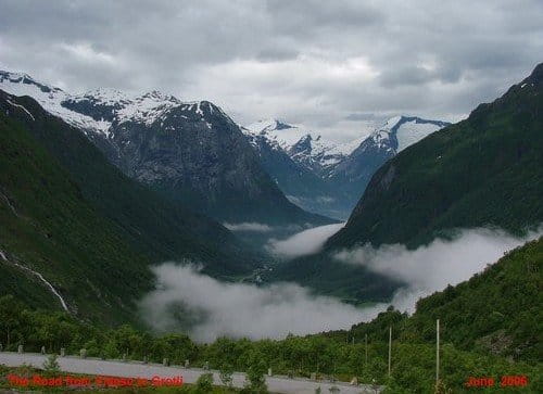 Las careteras turisticas de Noruega