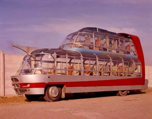 Citroën U55 Cityrama Currus, el autobús futurista de los años 50