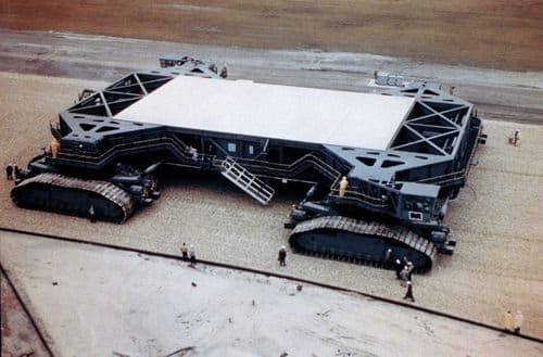 NASA Crawler, el coche de las lanzaderas espaciales y cohetes