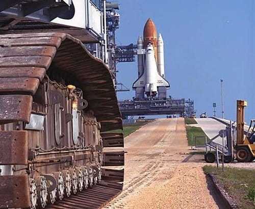 NASA Crawler, el coche de las lanzaderas espaciales y cohetes