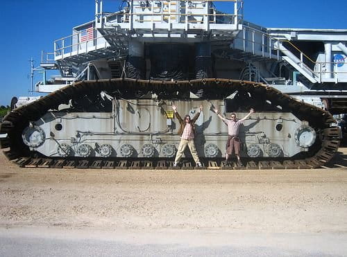 NASA Crawler, el coche de las lanzaderas espaciales y cohetes