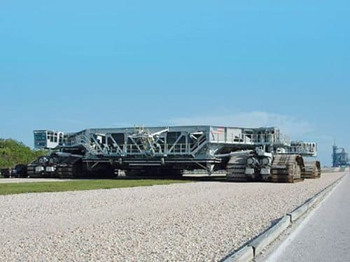 NASA Crawler, el coche de las lanzaderas espaciales y cohetes