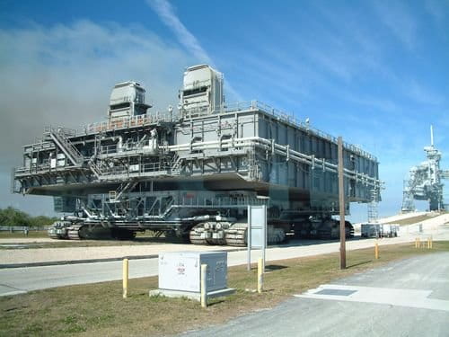 NASA Crawler, el coche de las lanzaderas espaciales y cohetes