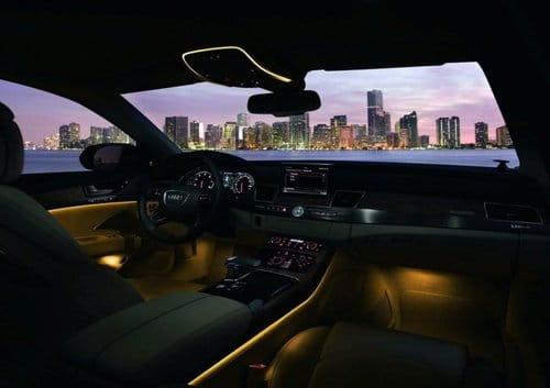 Audi A8 Iluminación interior