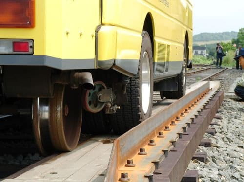 El autobús-ferrocarril de Japan Rails Hokkaido